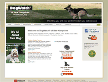 Tablet Screenshot of dogwatchofnh.com